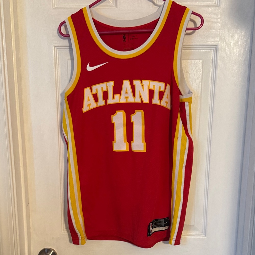Nike Red and Yellow Atlanta Jersey